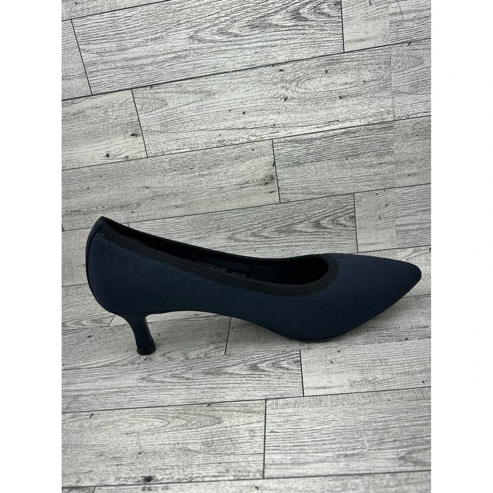 Rockport Total Motion Navy Blue Pointed Toe Heel Pumps Classic‎ Business Casual